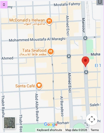 خريطة فرع حلوان